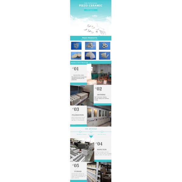 Piezo Ceramic Element Hemisphere , piezoelectric ceramic Materiasl For Welding Tansducer