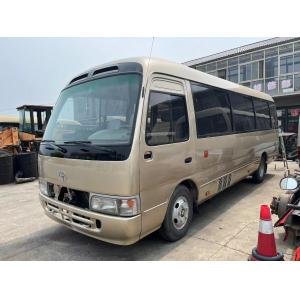 Quality 2013 Year 23 Seats Used Toyota Coaster Bus With 1Hz Diesel Engine New Paint for sale
