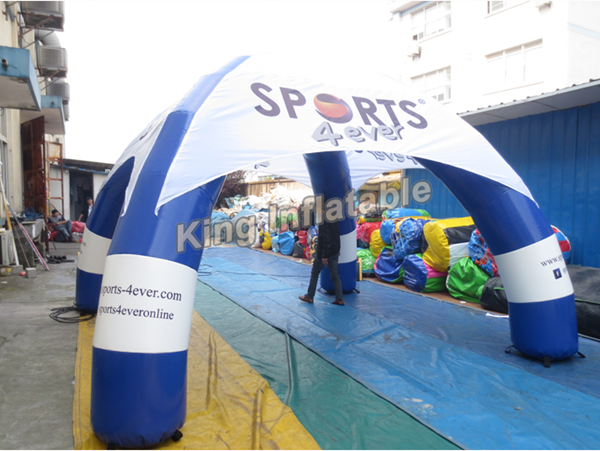 Customized Blue Inflatable Spider Tent For Advertising Size , Diameter 5m