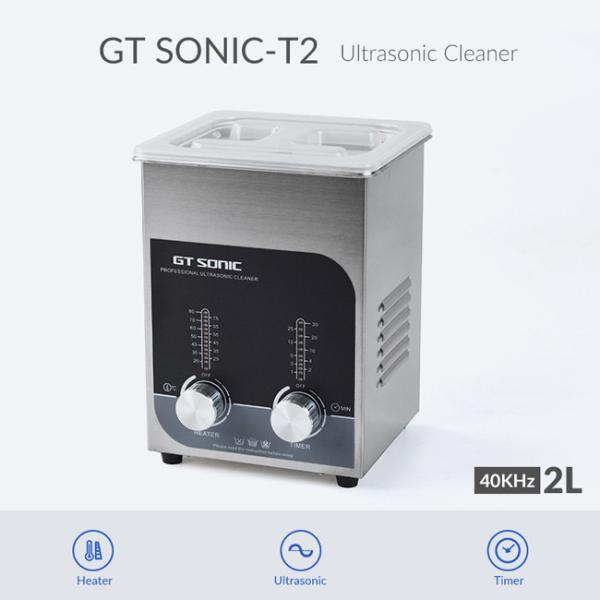 Buy GT SONIC Heated 2L Stainless Steel Ultrasonic Jewelry Cleaner at wholesale prices
