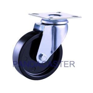 Durable Black Institutional Casters Swivel PP Polypropylene Wheels