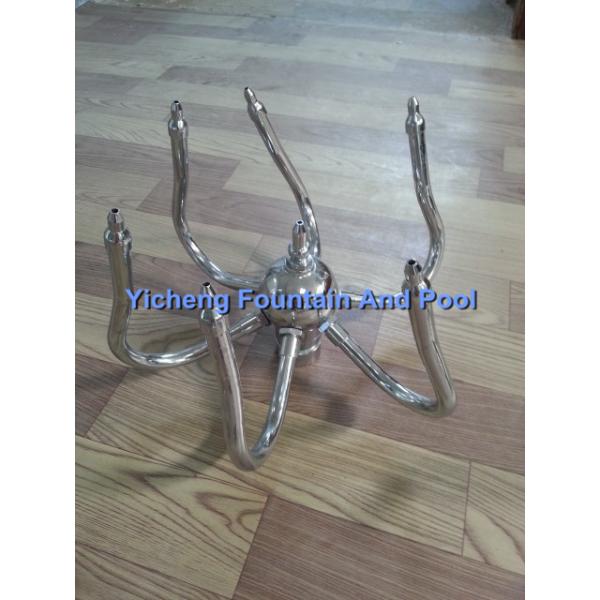 European Rotation Dragon Nozzles Head / Water Fountain Nozzles with Brass