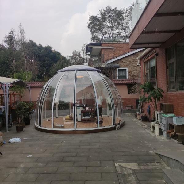 Mobile room theme restaurant Scenic area room outdoor transparent sun room