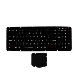 400DPI Resolutions Silicone Industrial Keyboard Backlight With Touchpad
