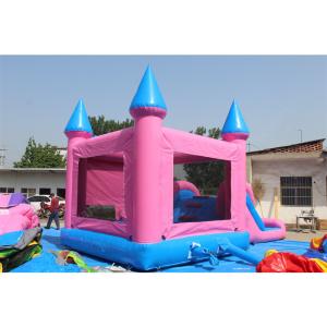 Inflatable Castle Trampoline Slide for Kids Customized Color Commercial PVC