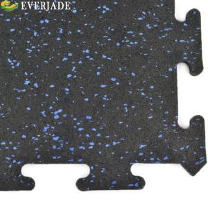 High Density 20mm Gym Room Rubber Granules Gym Floor Roll Tiles for Unisex