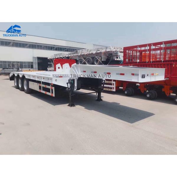 Automatic Welding FUWA Axle 50T Low Bed Semi Trailer