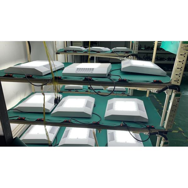 Aluminum 16500LM 160lm/W LED Gas Station Light 100W