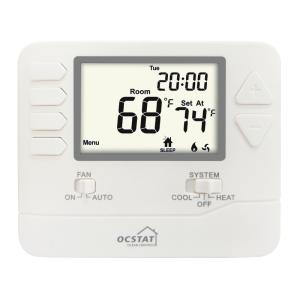 Riseem 230V Electronic 7 Day Programmable Home Thermostat Blue Backlight