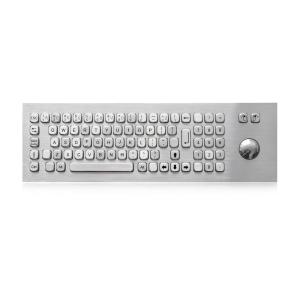 81 Keys Vandal Resistant Keyboard 800DPI With Optical Trackball