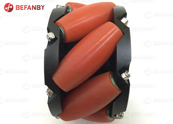 AGV Robot 360 Degree Mecanum Wheels 12 Inch 300 Mm