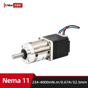 Nema 11 Mini Geared Stepper Motor With Planetary Gearbox For 3D Printer 1.2N.m-4