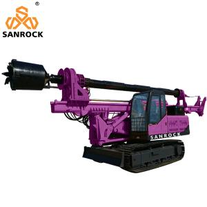 Crawler Rotary Drilling Rig Machine Hydraulic Auger Borehole For Sale