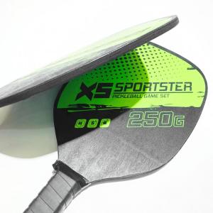 Pickleball Paddle Racket Set With Portable Carry Bag Wooden Racquet for For