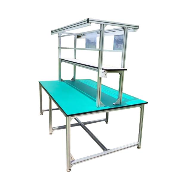 Buy ESD Workbench 240x120x185cm with Aluminum Profile Flow Racks at wholesale prices