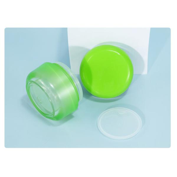 Acrylic Plastic Type 30g 50g Face Cream Jar for Cosmetic Packaging Body Scrub Butter