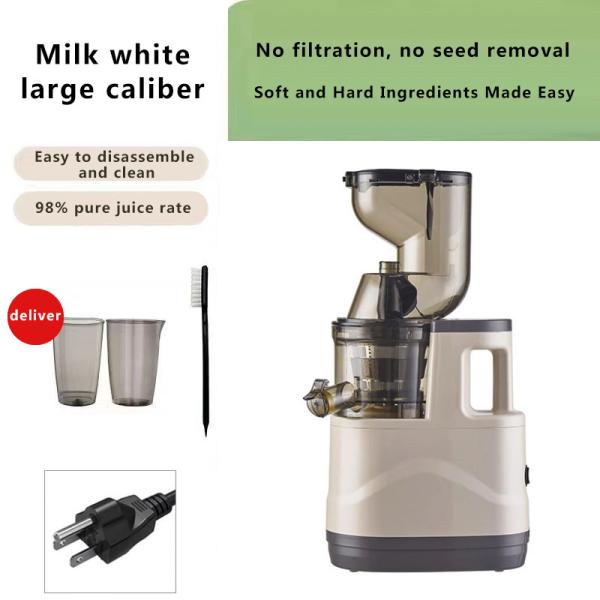 Large Caliber Cold Press Slow Juicer NO App-Controlled Portable Juicer