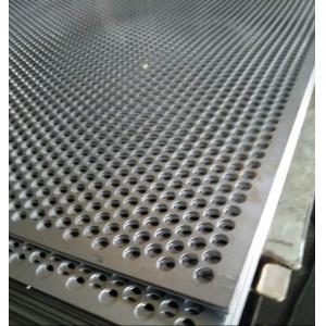 Decorative 304 Stainless Steel Perforated Sheet Customized Size High Weatherabil
