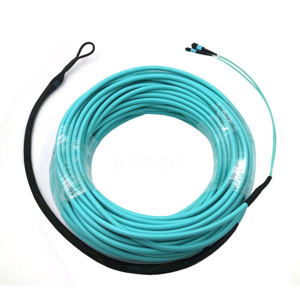 Buy FTTH MPO To MPO Fiber Cable Customized Length With Pulling Eye at wholesale prices