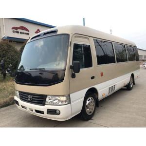 China Used Mini Toyota Coaster Bus 3TR Gasoline Engine 23-30seats Euro IV on sale