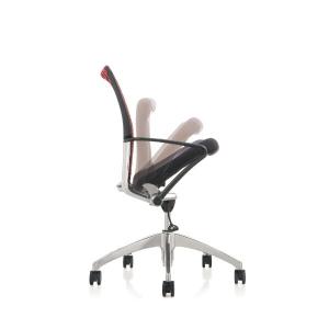 elegant aluminum frame staff chair