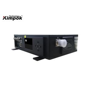 Rugged Mobile Vehicle COFDM Video Transmitter , 10 - 15km HD Wireless AV Sender