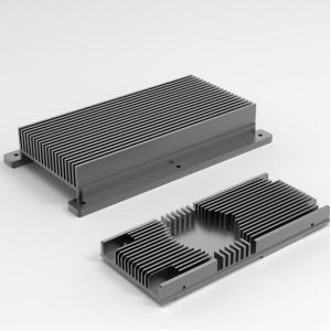 Precision Custom Aluminum Extrusion Aluminum Alloy Radiator CNC machining