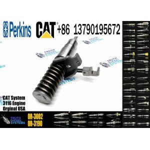 China 3114 3116 Engine Diesel Fuel Injector 7E-8727 7E8727 0R-3002 for Caterpillar Excavator 205B 213B 214B 224B E110B E240B E240C on sale