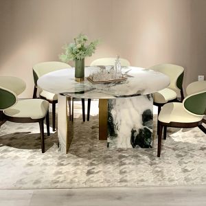 Luxury Dining Chair Optional Modern Italian Style Featuring Distinctive Design