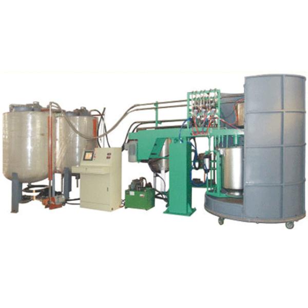Semi Automatic Batch Foaming Machine , Polyurethane Sponge Mattress Foaming