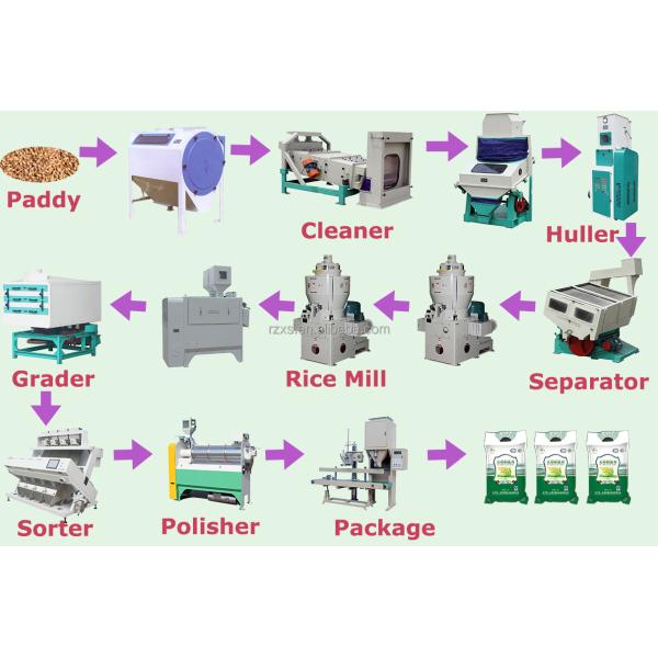 3 Ton Multipass Complete Rice Mill Machine and Polish Plant in Mindanao STR MCHJ80-E