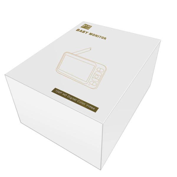 Buy Voice Control Wireless Baby Monitor Two Way Speaker High Resolution 5inch Display at wholesale prices