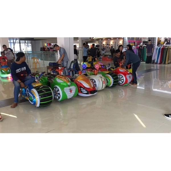 Plastic Electric Kiddie Bumper Cars 1 Year Warranty For Entertainment Center