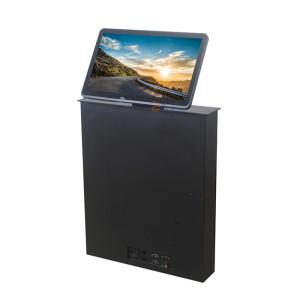 Quality Ultra Thin Retractable Motorized Monitor Lift With Foldable Screen for sale