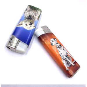 Plastic Transparent Disposable Cigarette Lighter Refillable Gas Encendedor