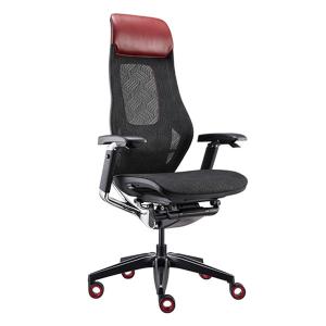 Quality High Strength Mesh Gaming Chairs Executive Aluminum Red Decorating Rocket Back for sale