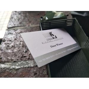 Silver Foil Stamped Letterpress Foil Business Cards With Embossed Logo