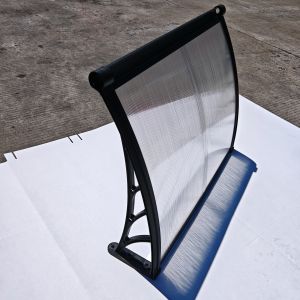 Modular DIY Canopy Plastic Frame amp Polycarbonate Panels with Integrated Gutter