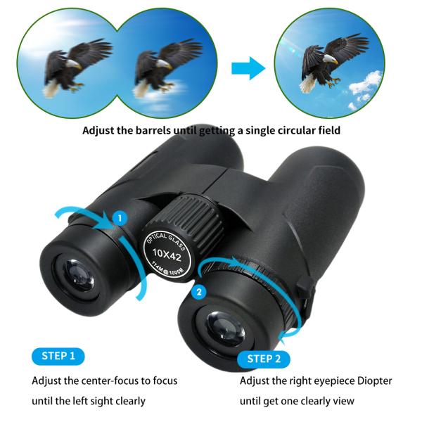 Bird Watching 10x42 Hd Binoculars Professional Adults