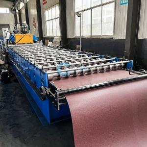 PLC Control System 22steps Rollers Steel Profile Roofing Tile Roll Forming Machine