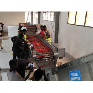 China 304 Stainless Steel 600T/D Tomato Processing Line on sale