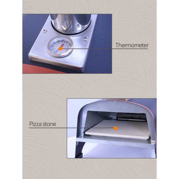 Universal Stainless Steel Wood-Fired Pizza Oven BBQ Grill for G.W./N.W 18.2/20.45kg