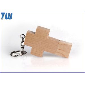 Christmas Gifts Wooden Cross 2GB USB Memory Stick Thumbdrives