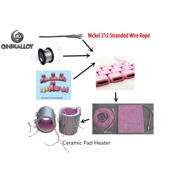 Annealed 19 Strands Nickel 212 NiMn2 Wire Rope