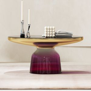 Living Room Glass Table Top Coffee Table Elegant Design