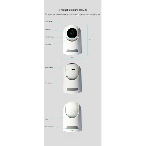 Home Security Tuya Ip Wireless Wifi Smart Camera(JV-TY212QH(Y21))