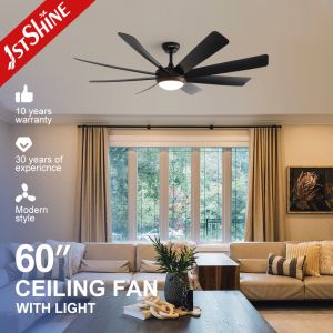 8 Blades Dimmable LED Ceiling Fan with Remote Control Lower Noise