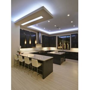 Modern Ready Made Cupboard Rta Kitchen Cabinet With Sensor Switch