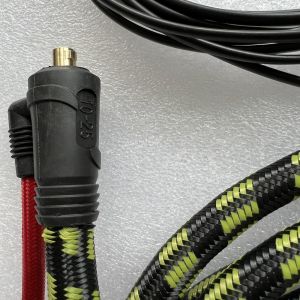 Flexible Torch Head 10-25EU Plug TIG Welding Set with 4M Cable 5 Pole Connector