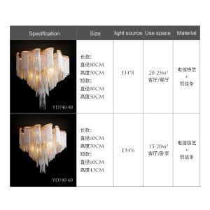Traditionally chandelier Living room Bedroom modern Ceiling Light Fixture tassel